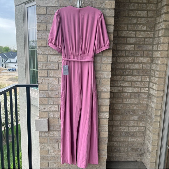 Gal Meets Glam Gabriella Waist Tie Jumpsuit - Picture 6 of 8